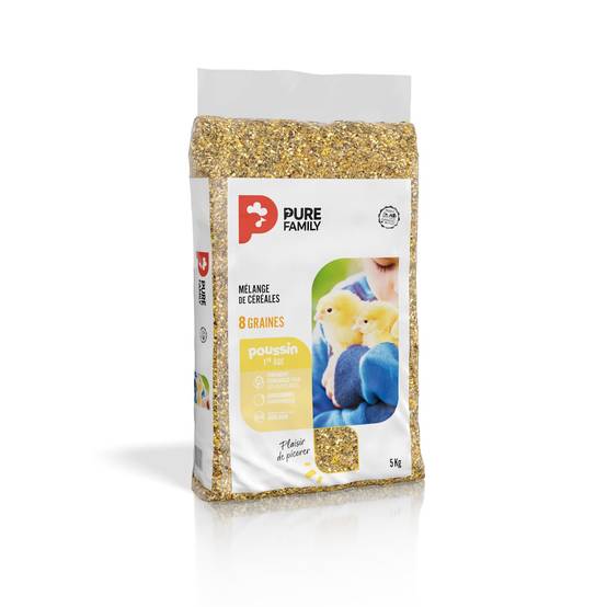 Pure Family - Mélange de céréales Poussin 1er âge 5 kg - Pure Family - Image 2