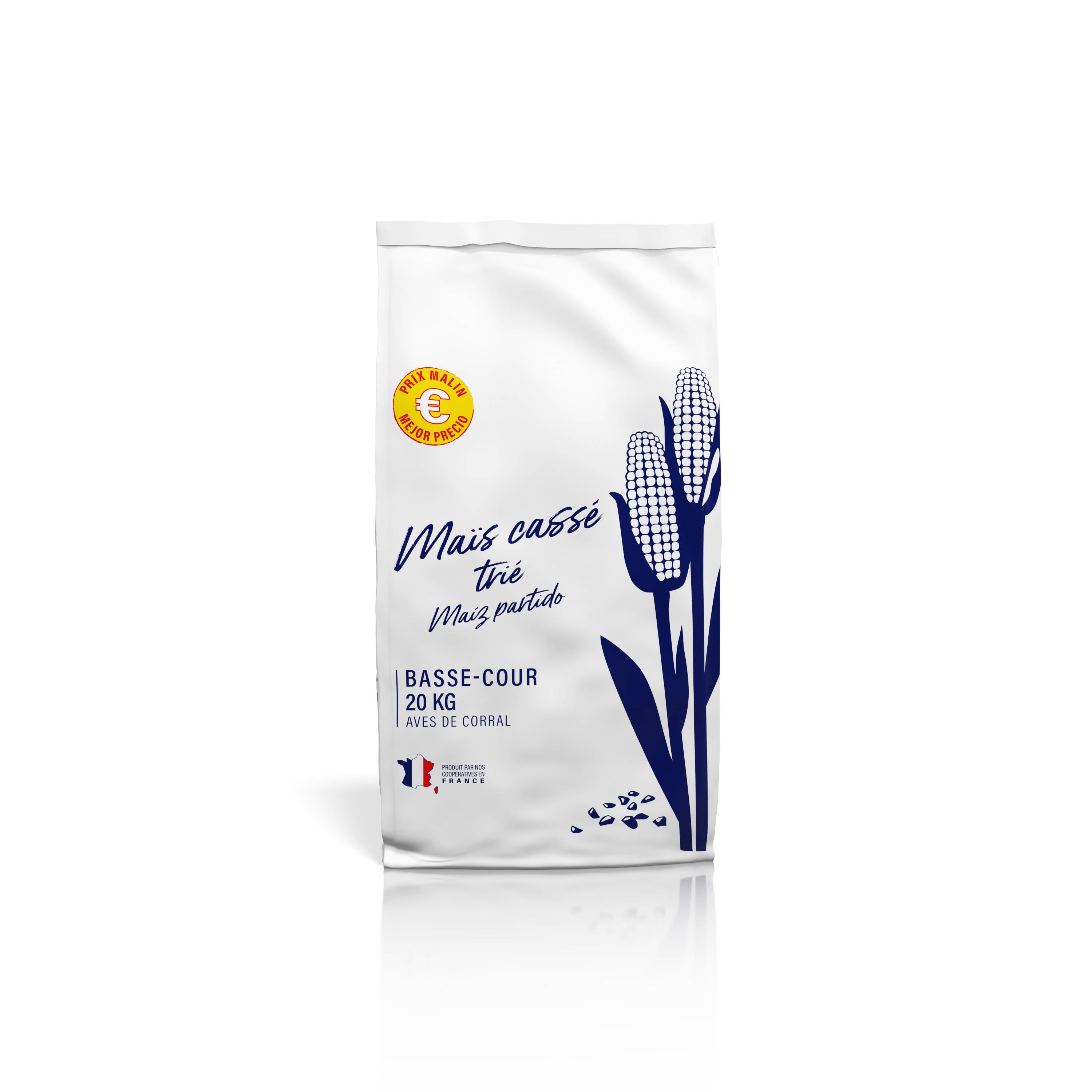 Marque Economique - Maïs cassé pour volailles Eco 20 kg - No Name - Image 1