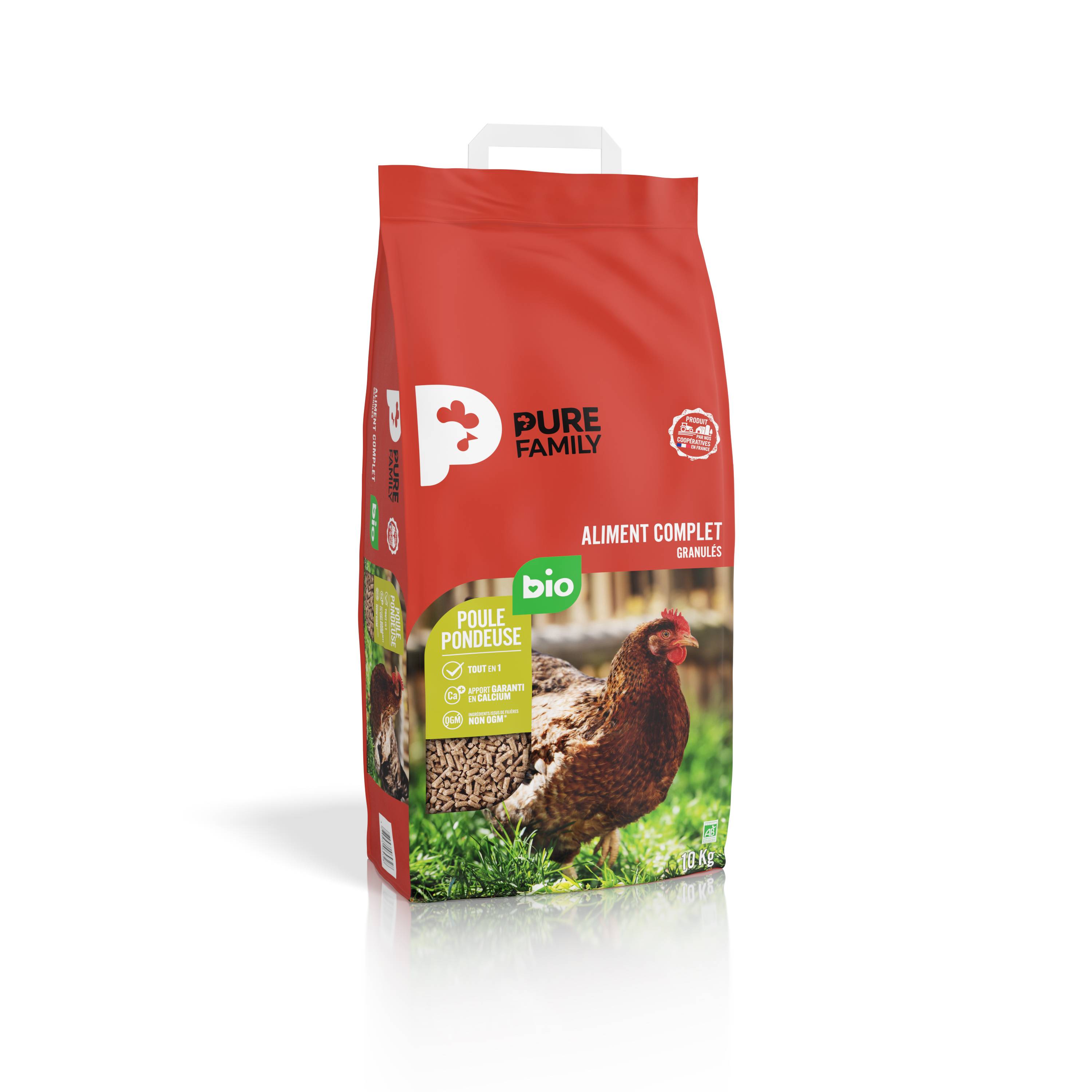 Pure Family - Aliment complet granulés bio poule pondeuse 10 Kg – Pure Family - Image 3