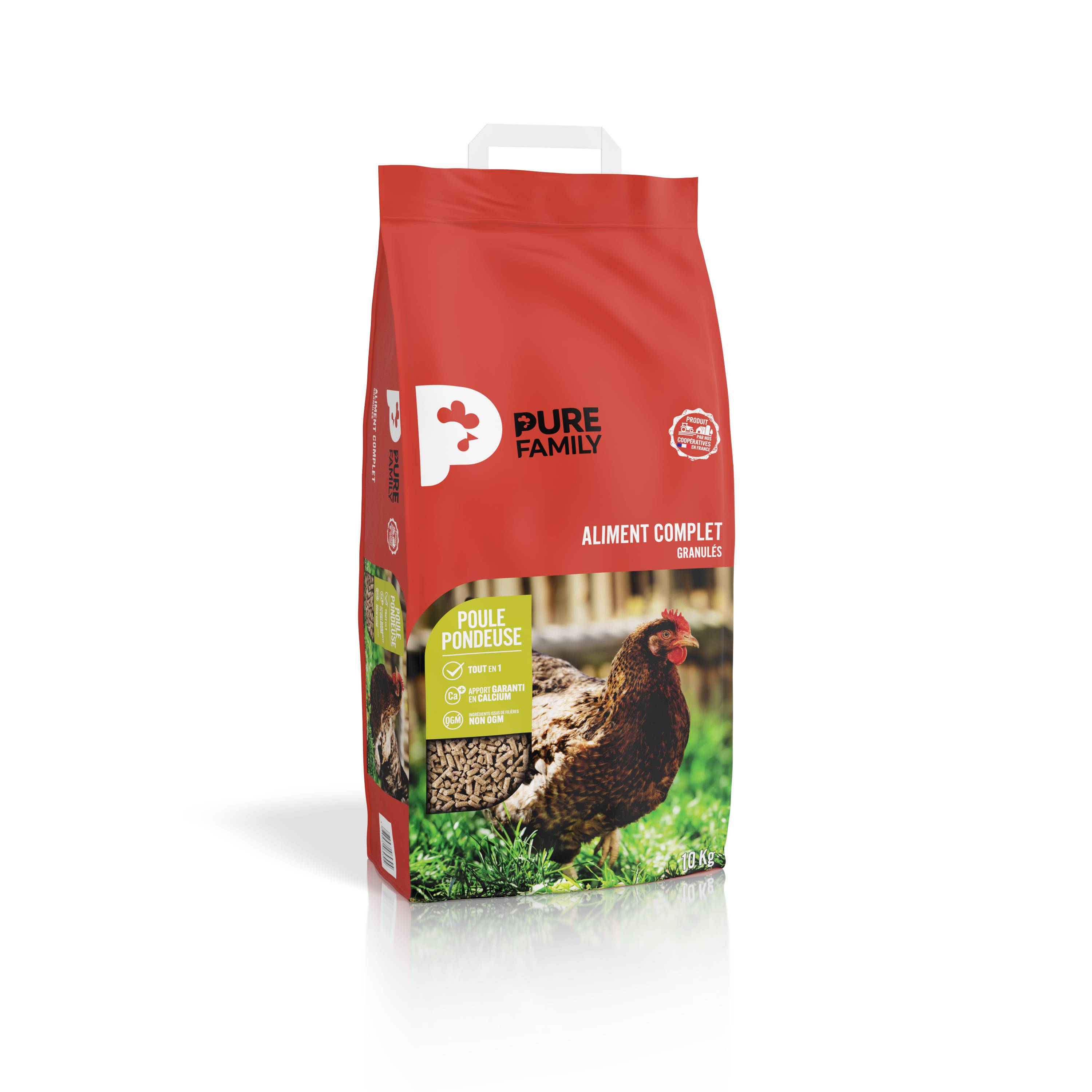 Pure Family - Aliment complet Poule Pondeuse 10 kg - Pure Family - Image 1