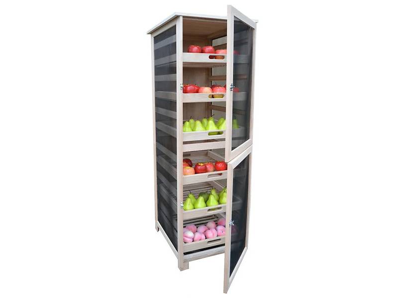 Légumier fruitier bois de hêtre  massif 149x50x59 cm - Masy