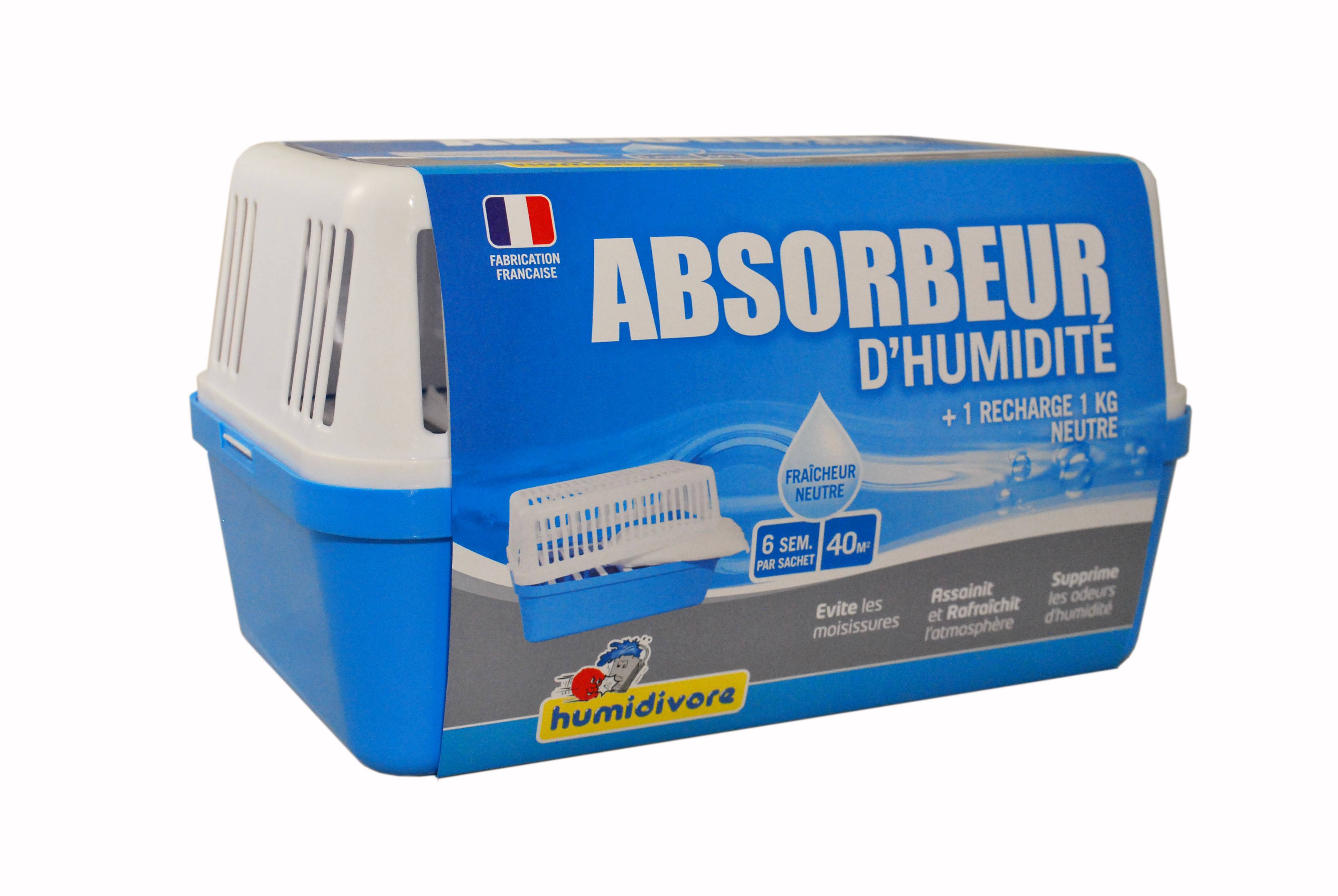 Seko - Absorbeur d'humidité large + 1 recharge sachet 1kg - Seko - Image 1
