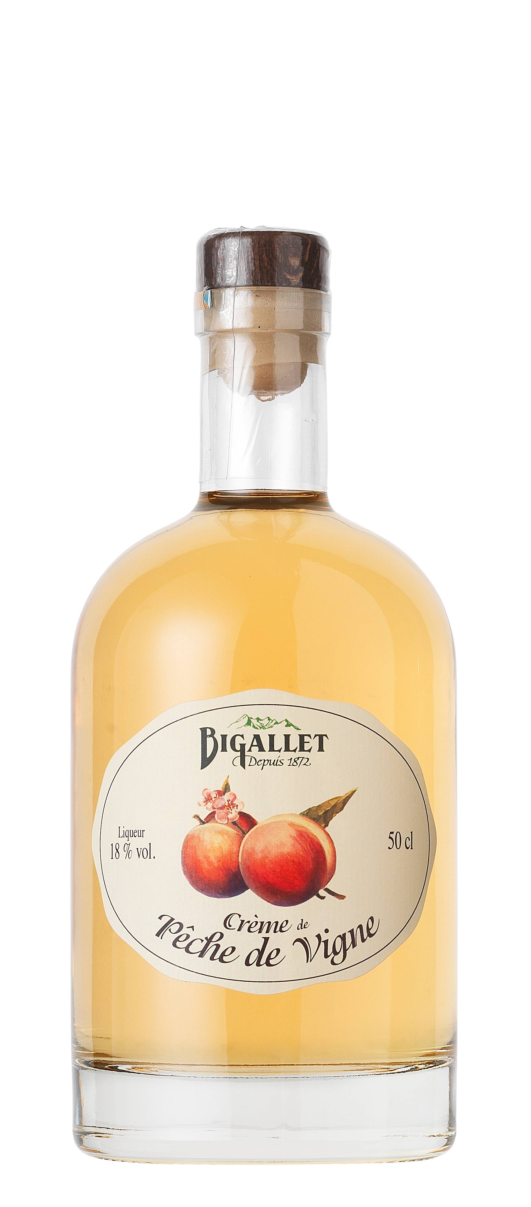 Bigallet - Crème de pêche de vigne 18% 50 cl - Bigallet