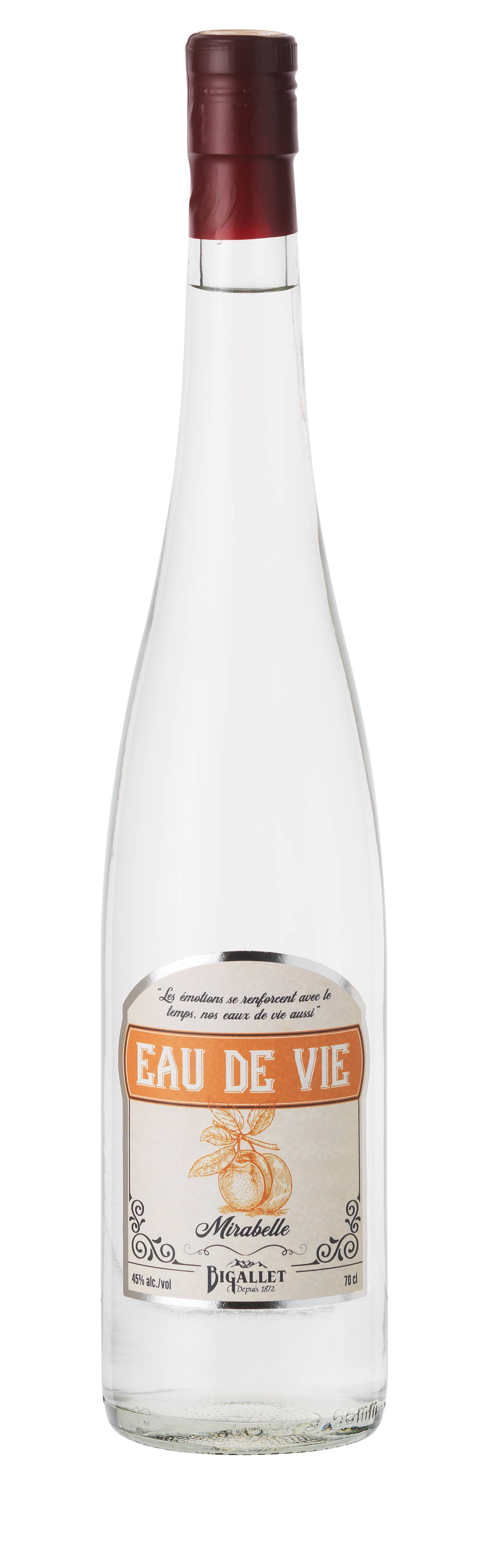 Bigallet - Eau de vie de mirabelle 45° 70 cl - Bigallet