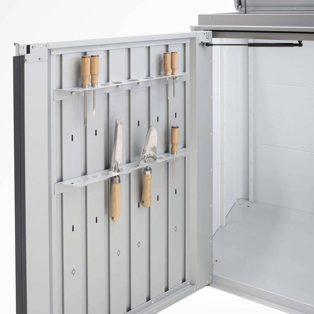 Grande armoire basse HighBoard L160 H118 cm Biohort gris foncé - Image 7