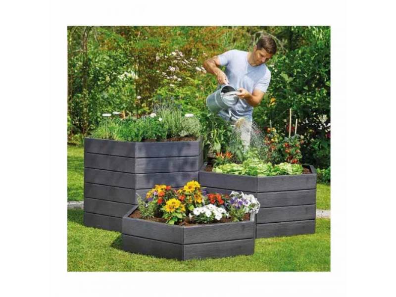 Kit de 2 carrés potager Ergo avec 2 sets d'extension - Image 3