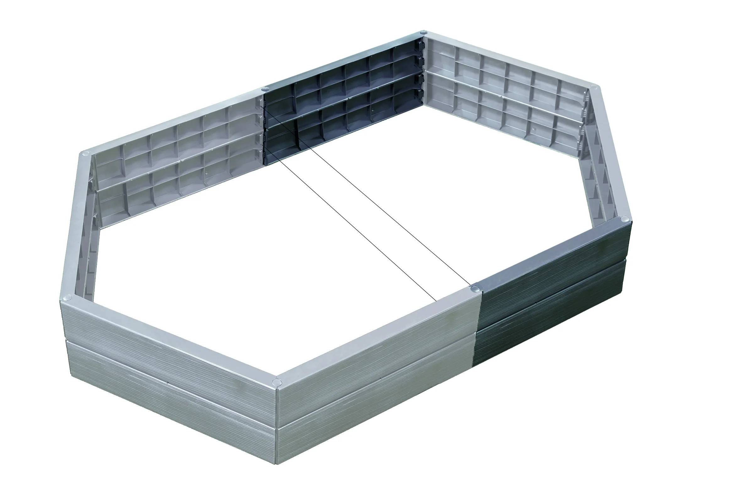 Kit de 2 carrés potager Ergo avec 2 sets d'extension - Image 13