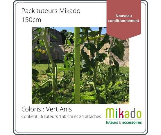 Mikado - Tuteurs à tomate vert anis – MV INDUSTRIE - Image 7