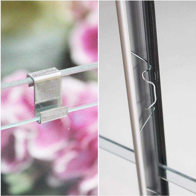 LAMS - Serre de jardin verre trempé aluminium brut 8,1 m² Carvi avec embase - Lams - Image 4