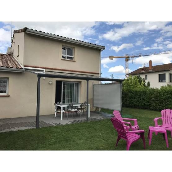 Tonnelle adossée aluminium 12 m2 - Habrita - Image 5