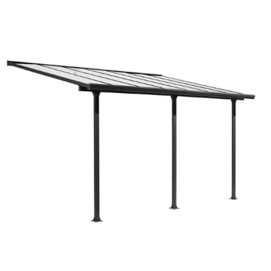 Tonnelle adossée aluminium 12 m2 - Habrita - Image 10