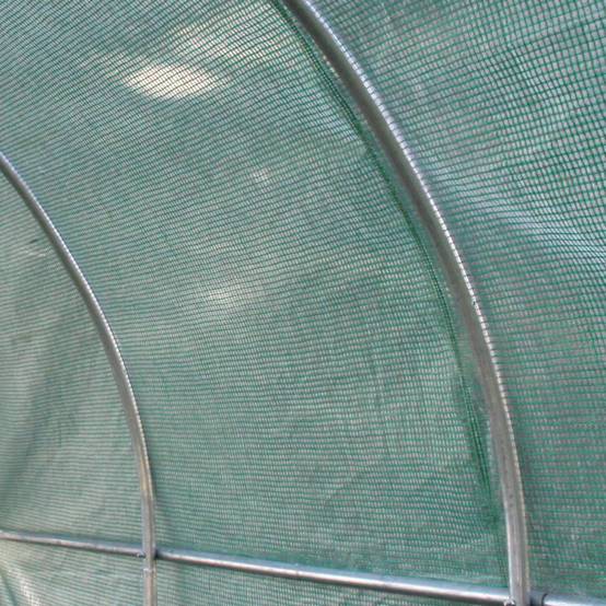Serre de jardin tunnel acier galvanisé vert 3x6 m 18m² - HABRITA - Image 8