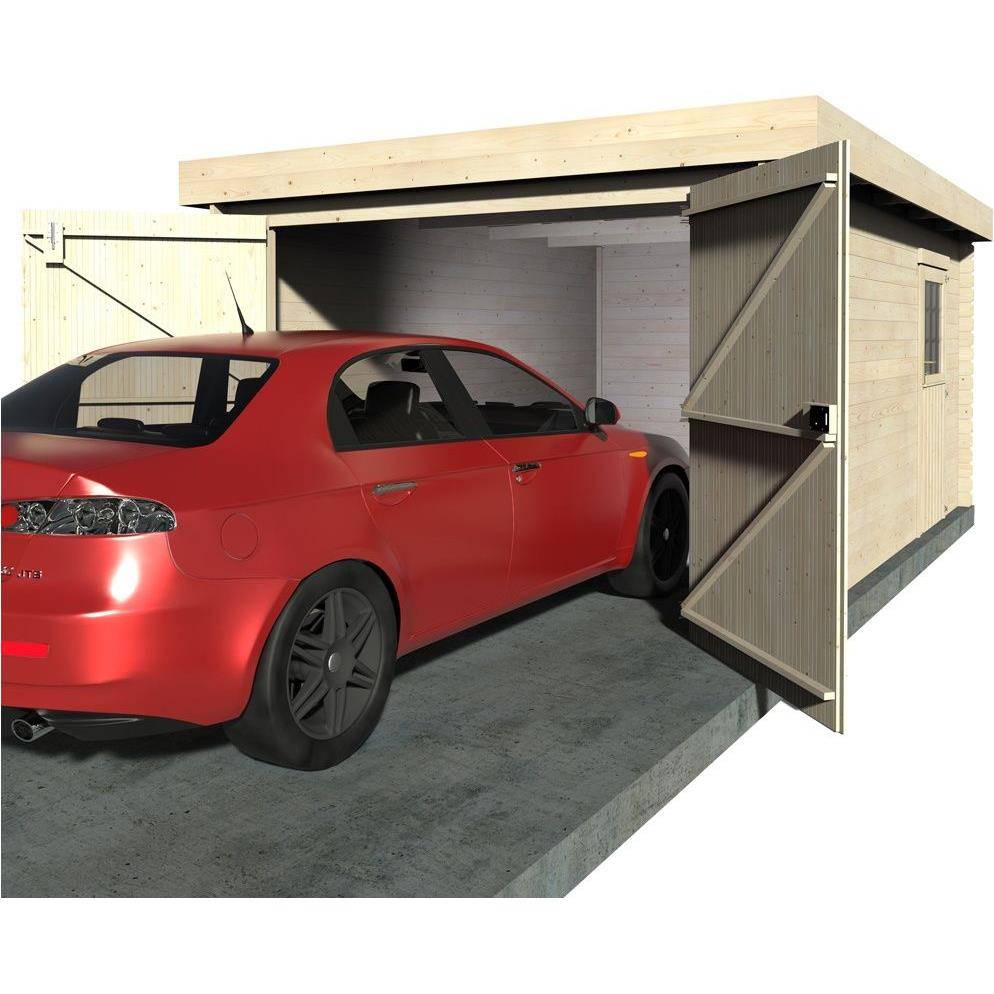 Garage Bois - DÉCOR & JARDIN - Image 2