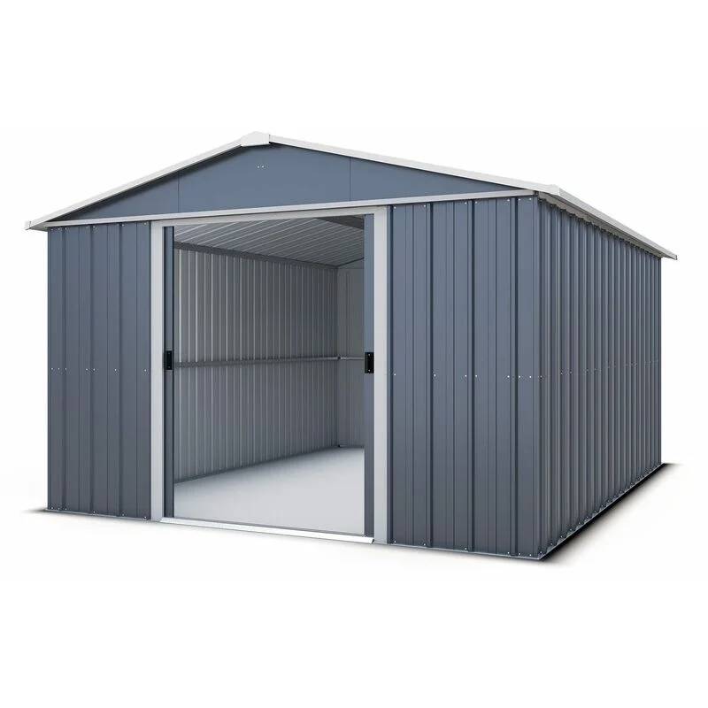 Yardmaster - Abri De Jardin Métal Acier Gris Anthracite 11m² Ep.30mm - YARDMASTER - Image 7