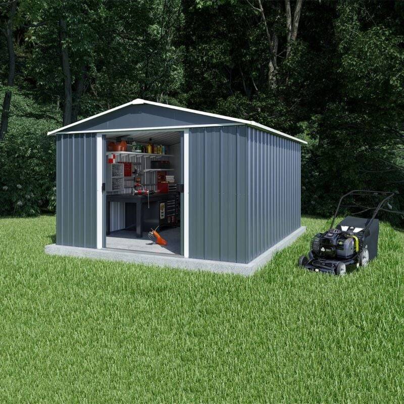 Yardmaster - Abri De Jardin Métal Acier Gris Anthracite 11m² Ep.30mm - YARDMASTER - Image 5