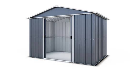Yardmaster - Abri de Jardin Métal Gris Anthracite 5,30 m² Ep.30mm - YARDMASTER - Image 2