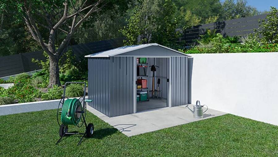 Yardmaster - Abri de Jardin Métal Gris Anthracite 5,30 m² Ep.30mm - YARDMASTER - Image 3
