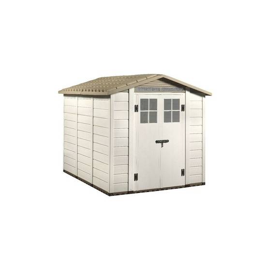 Abri de Jardin Résine Beige 6,03 m² EVO240 – HABRITA - Image 10