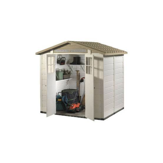 Abri de Jardin Résine Beige 6,03 m² EVO240 – HABRITA - Image 9