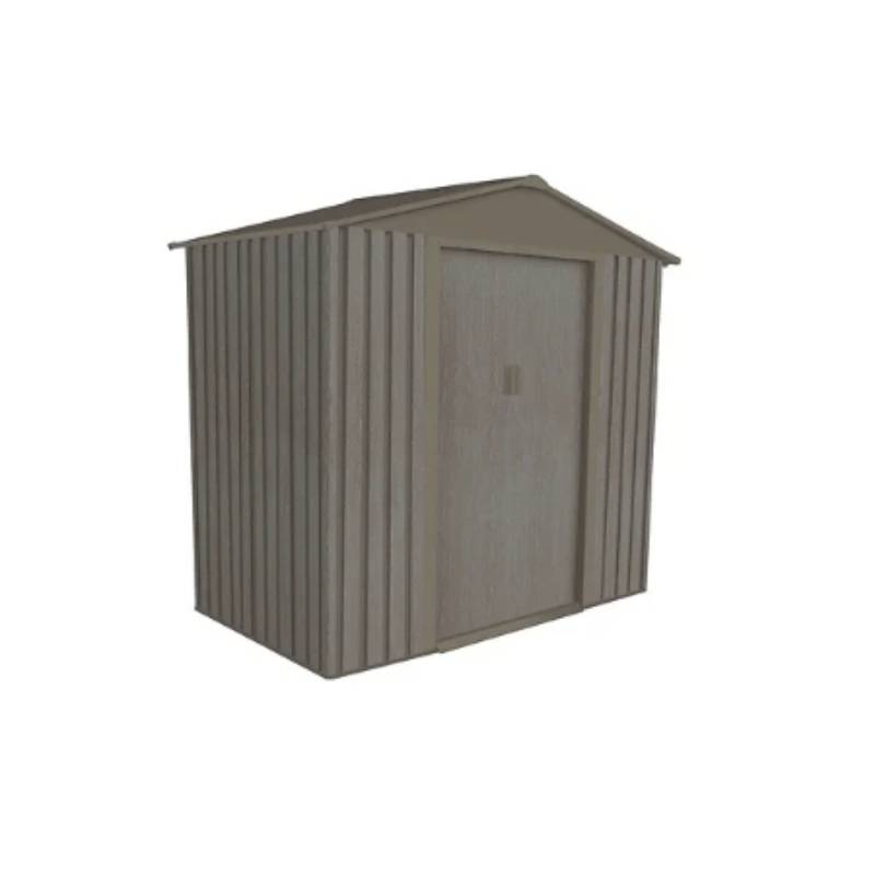 Chalet et jardin - Abri de Jardin Métal Aspect Bois Vieilli Double Porte 2,43 m² Ep. 0,3mm - CHALET ET JARDIN - Image 11