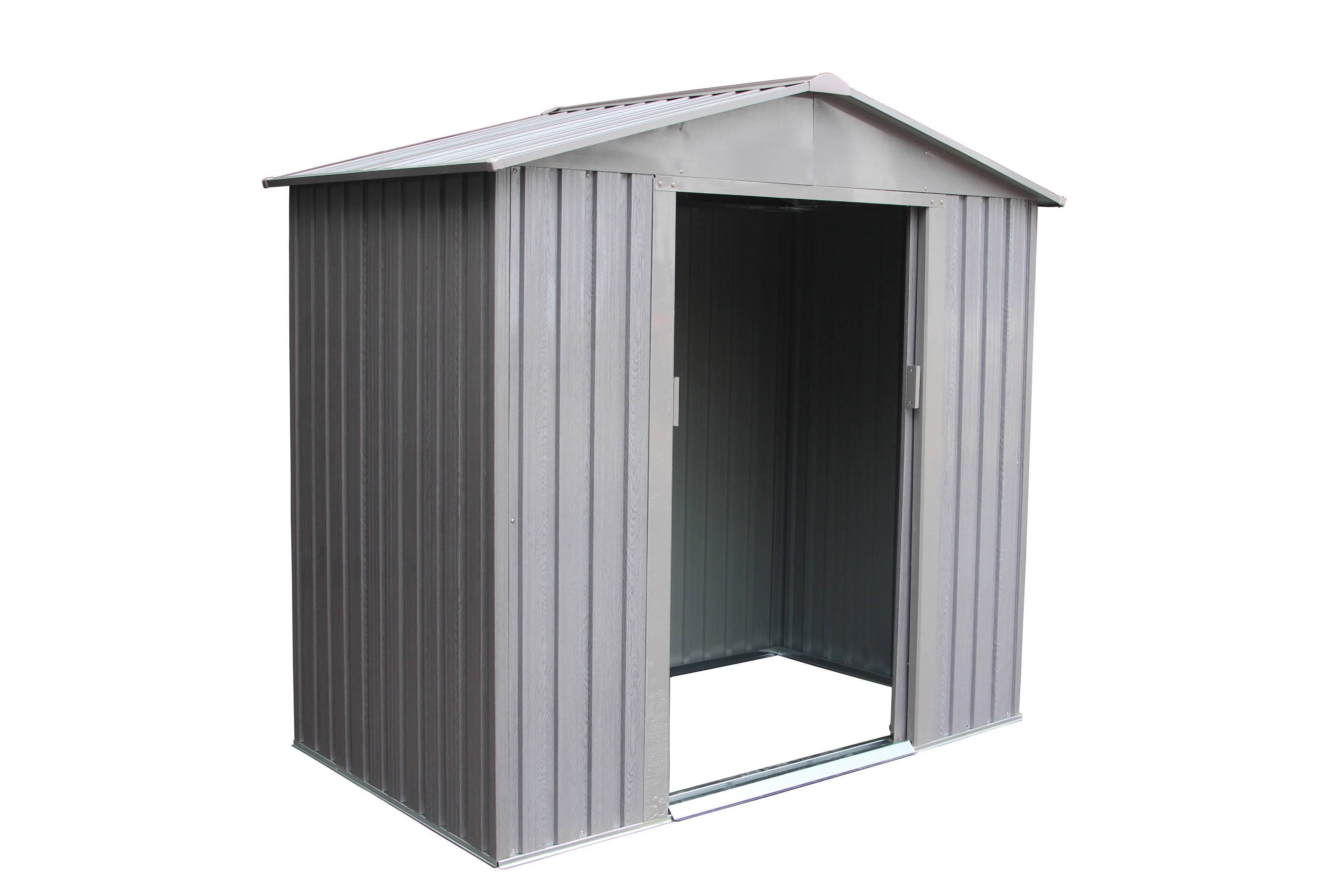 Chalet et jardin - Abri de Jardin Métal Aspect Bois Vieilli Double Porte 2,43 m² Ep. 0,3mm - CHALET ET JARDIN - Image 17