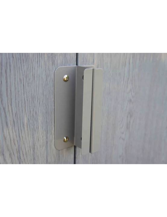 Chalet et jardin - Abri de Jardin Métal Aspect Bois Vieilli Double Porte 2,43 m² Ep. 0,3mm - CHALET ET JARDIN - Image 16