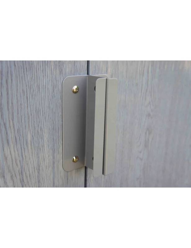Chalet et jardin - Abri de Jardin Métal Aspect Bois Vieilli Double Porte 2,43 m² Ep. 0,3mm - CHALET ET JARDIN - Image 16