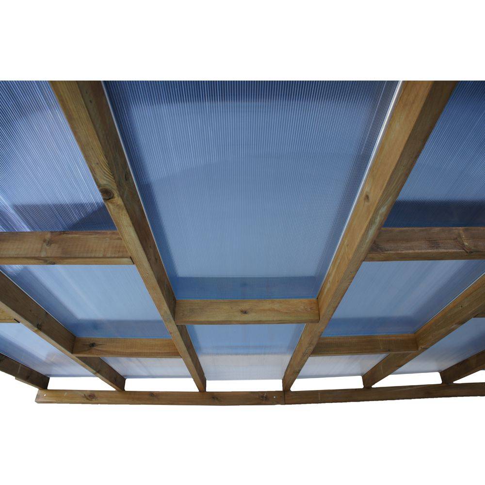 Pergola Toit Bois Traité Polycarbonate – BOIS TRAITÉ AUTOCLAVE - Image 5
