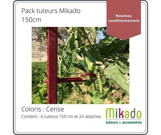 Tuteurs à tomate plastique rouge cerise – MV INDUSTRIE - Image 8