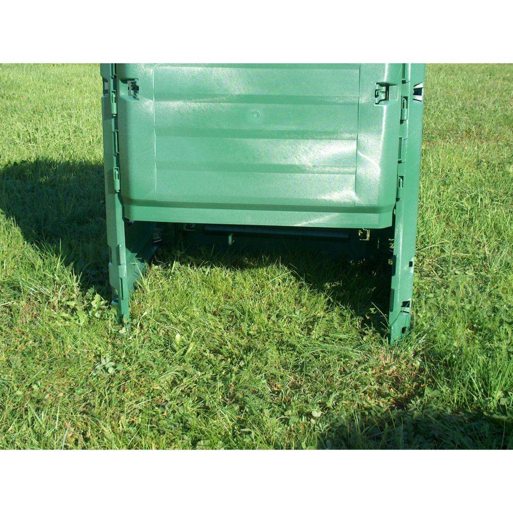 Composteur GARANTIA Thermo-King 900L vert + grille de fond - Image 3