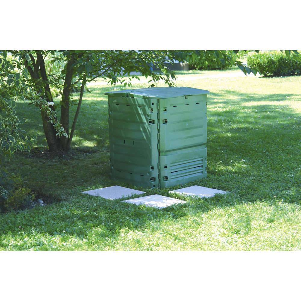 Composteur GARANTIA Thermo-King 900L vert + grille de fond - Image 9