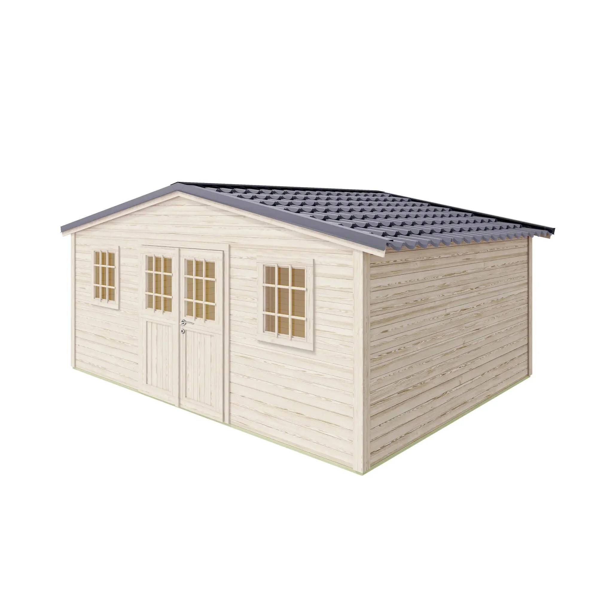 Cerland - Abri de Jardin Bois Epicéa Double Porte 21,18 m² – MADEIRA