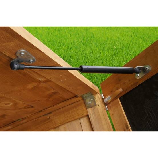Chalet & Jardin - Coffre de jardin Bois Marron 1350 L H 125 cm – CHALET & JARDIN - Image 2