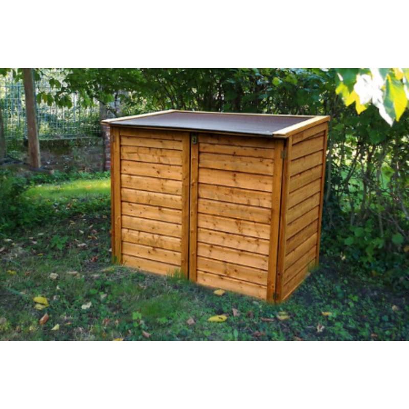 Chalet & Jardin - Coffre de jardin Bois Marron 1350 L H 125 cm – CHALET & JARDIN - Image 12