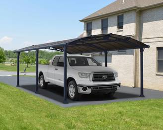 Carport Arcadia 6400 Polycarbonate Gris Anthracite 23,1 m² - PALRAM