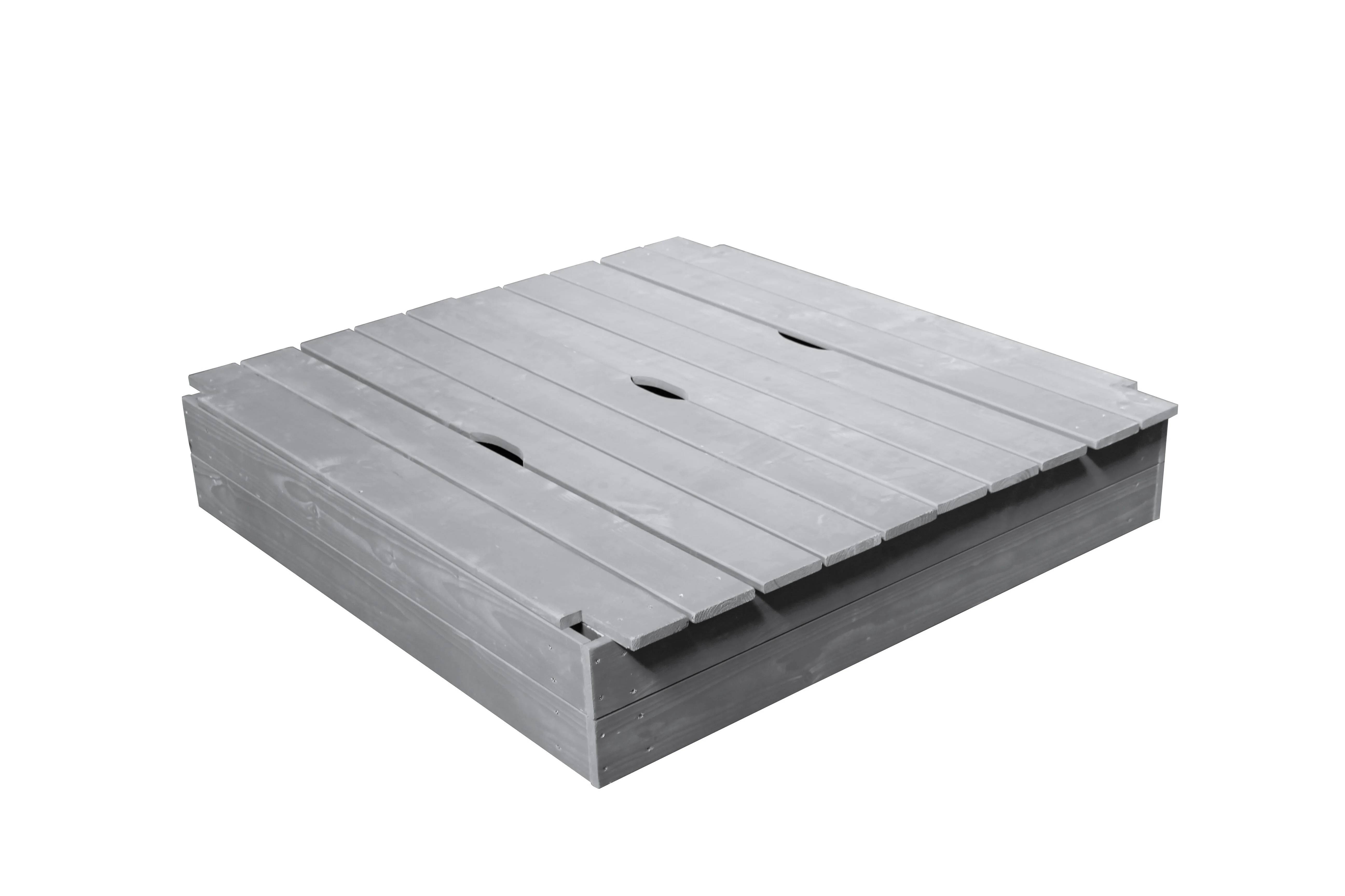 Soulet - Bac à sable bois lasuré gris avec bancs – SOULET - Image 6