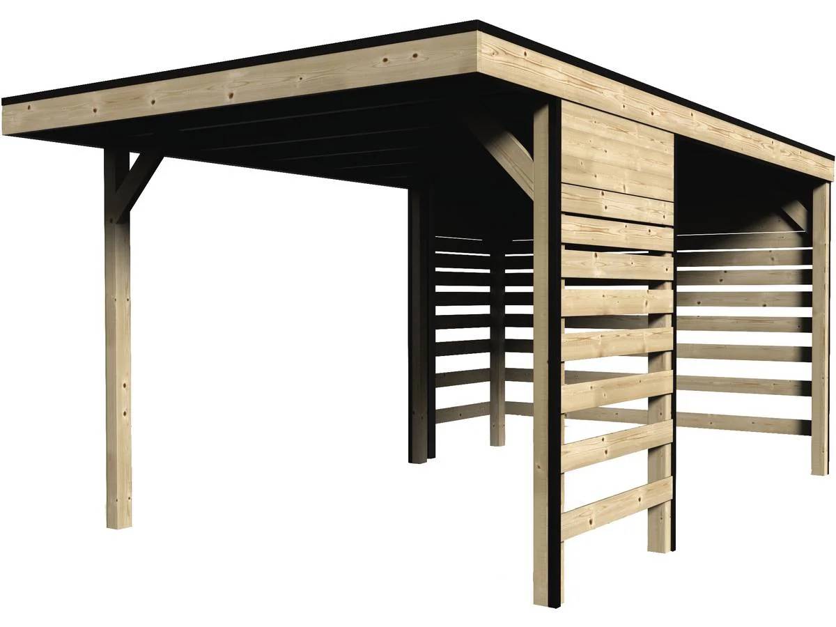 Carport 1 Voiture Bois Sapin – DECOR & JARDIN - Image 6
