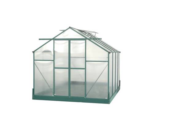Serre de Jardin Aluminium Polycarbonate 4 mm Vert 7,44 m² SR3024J - HABRITA - Image 14
