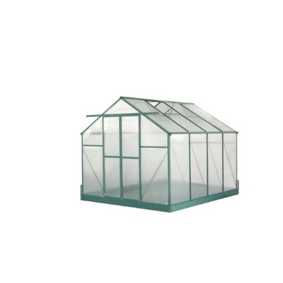 Serre de Jardin Aluminium Polycarbonate 4 mm Vert 7,44 m² SR3024J - HABRITA - Image 18