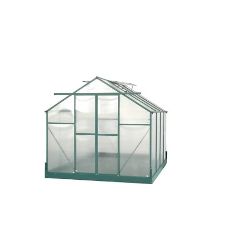 Serre de Jardin Aluminium Polycarbonate 4 mm Vert 7,44 m² SR3024J - HABRITA - Image 21