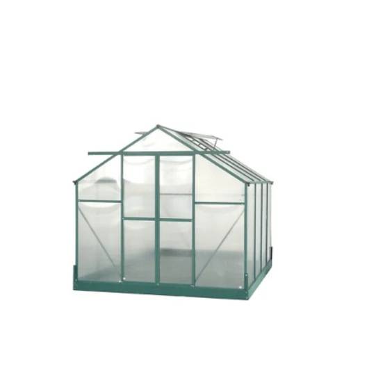 Serre de Jardin Aluminium Polycarbonate 4 mm Vert 7,44 m² SR3024J - HABRITA - Image 22