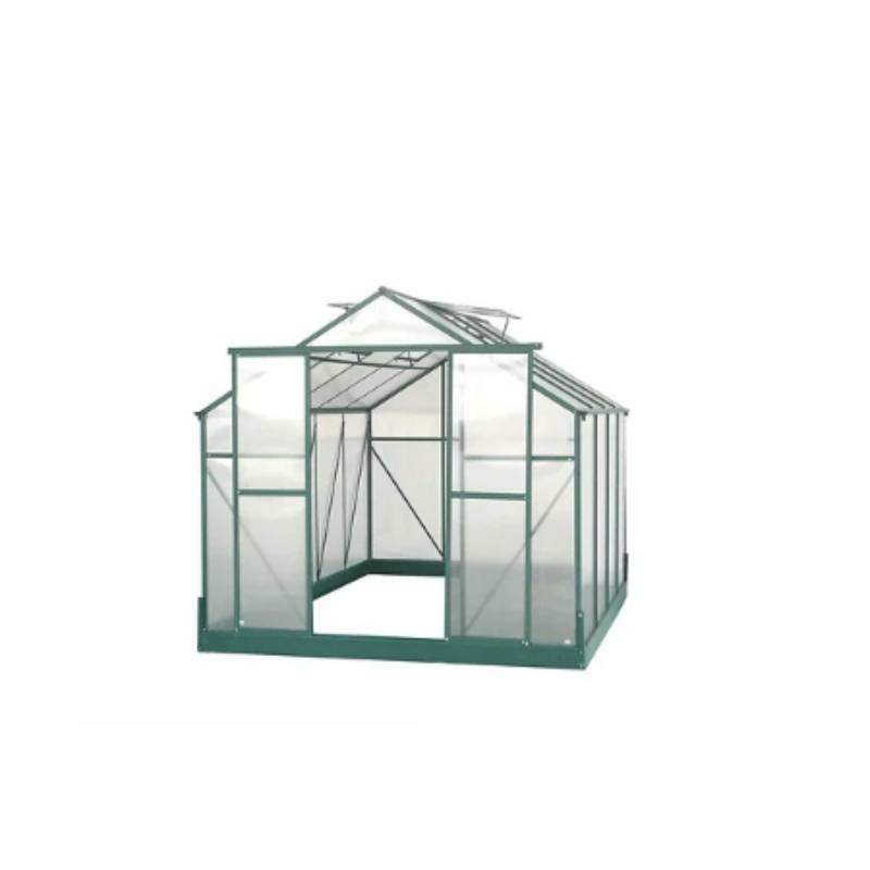 Serre de Jardin Aluminium Polycarbonate 4 mm Vert 7,44 m² SR3024J - HABRITA - Image 17