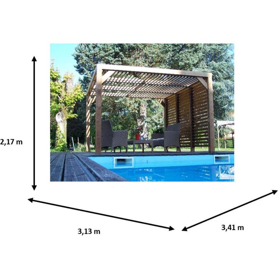 Pergola Bois THT - HABRITA - Image 2