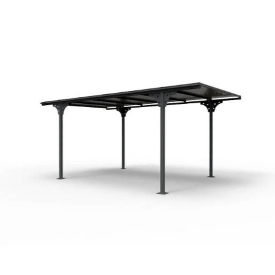 Carport aluminium toit polycarbonate : 1 voiture - 14,70 M2 - Image 13