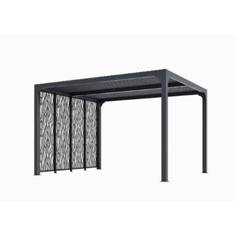 Pergola autoportante biocli alu. av 4 panneaux 10,80 m2 - Habrita - Image 3