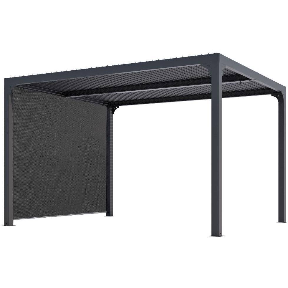 Pergola autoportante bioclima. Alu avec rideau latéral 10,80 m2 - Image 2