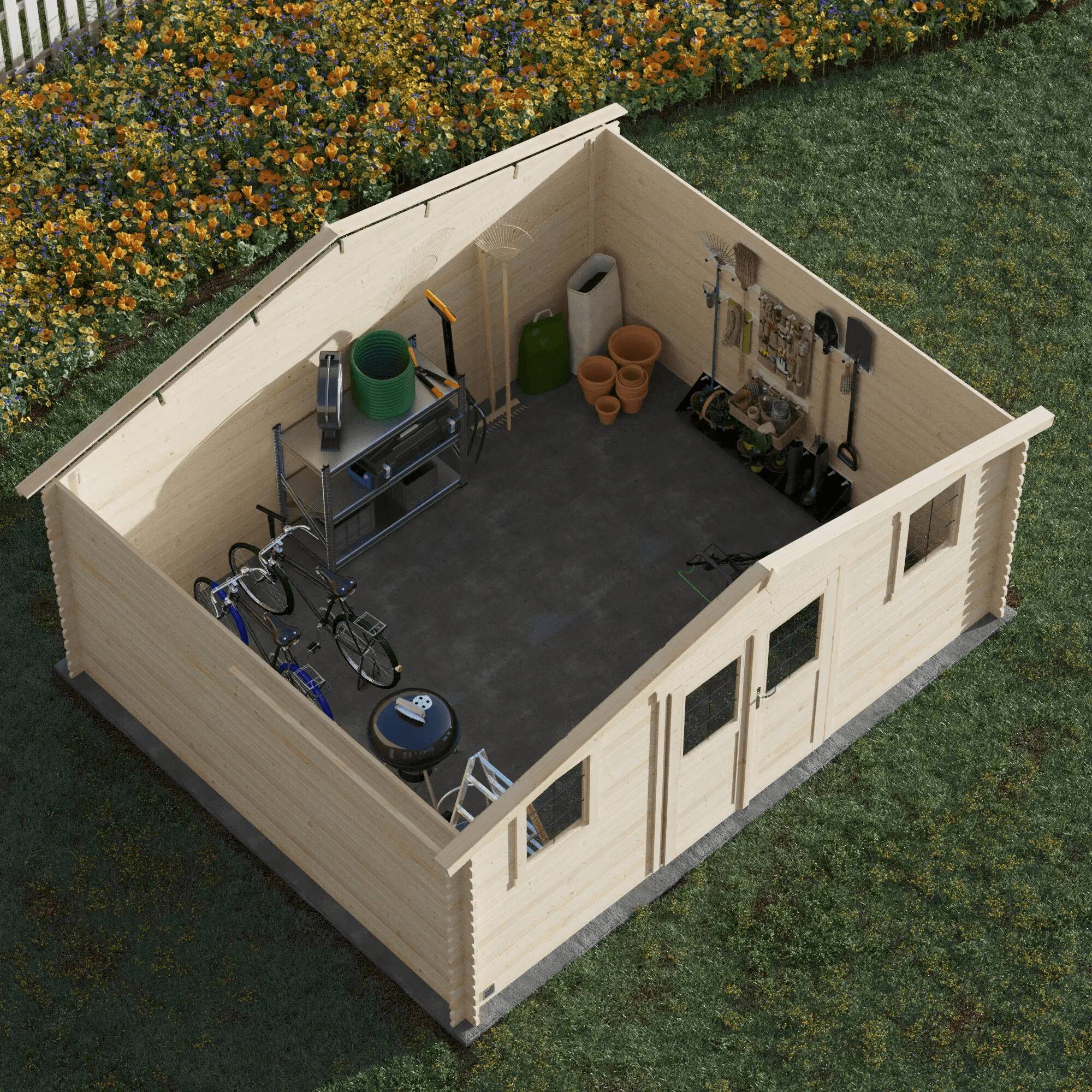 Cerland - Abri de jardin Juno bois - Cerland - Image 8