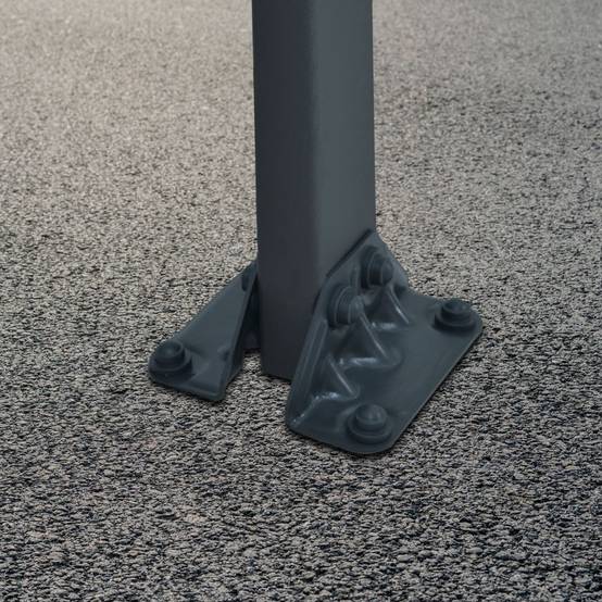 Canopia by Palram - Carport Abri Voiture Aluminium Gris Anthracite 494,5P x 494,5L x 239H cm – PALRAM - Image 9