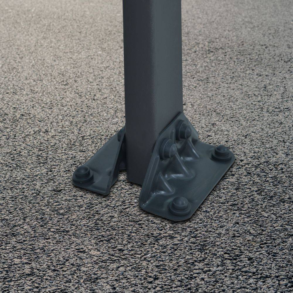 Canopia by Palram - Carport Abri Voiture Aluminium Gris Anthracite 494,5P x 494,5L x 239H cm – PALRAM - Image 9