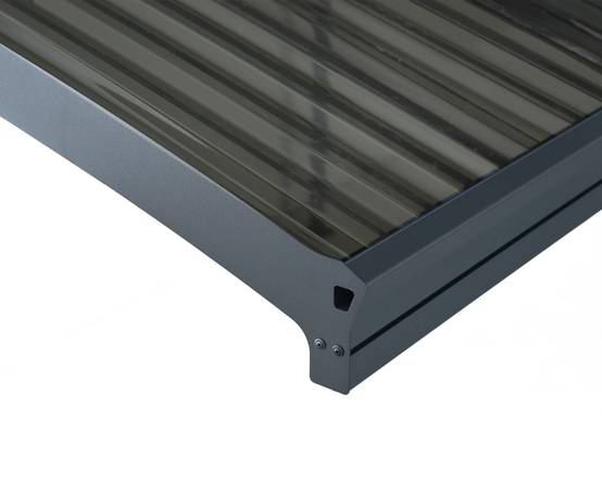 Canopia by Palram - Carport Abri Voiture Aluminium Gris Anthracite 494,5P x 494,5L x 239H cm – PALRAM - Image 13